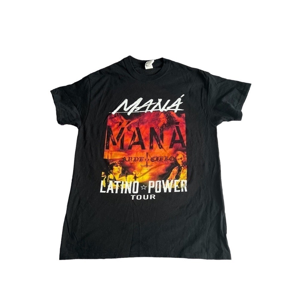 Mana Latino Power Tour Tee Size Medium